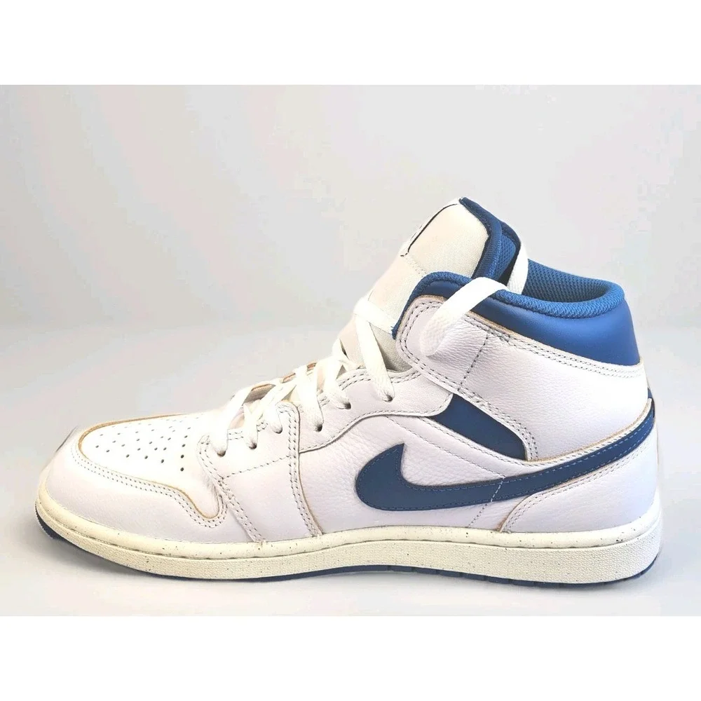 Nike Air Jordan 1 Mid SE‎ Industrial Blue F5215-141 Men's size 11 sneaker shoe